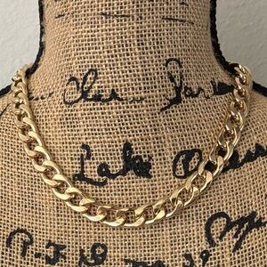 Gold-Tone Chunky Toggle Necklace